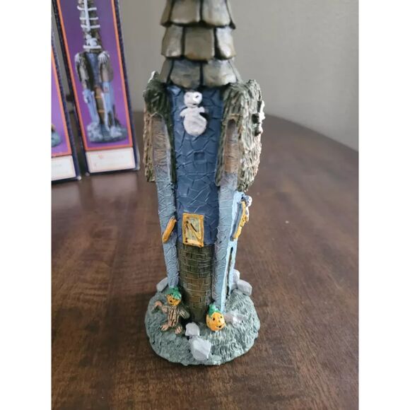Windsor Collection Set of 2 Halloween Haunted House Tall 12"Collectibles w/Boxes - Picture 10 of 16